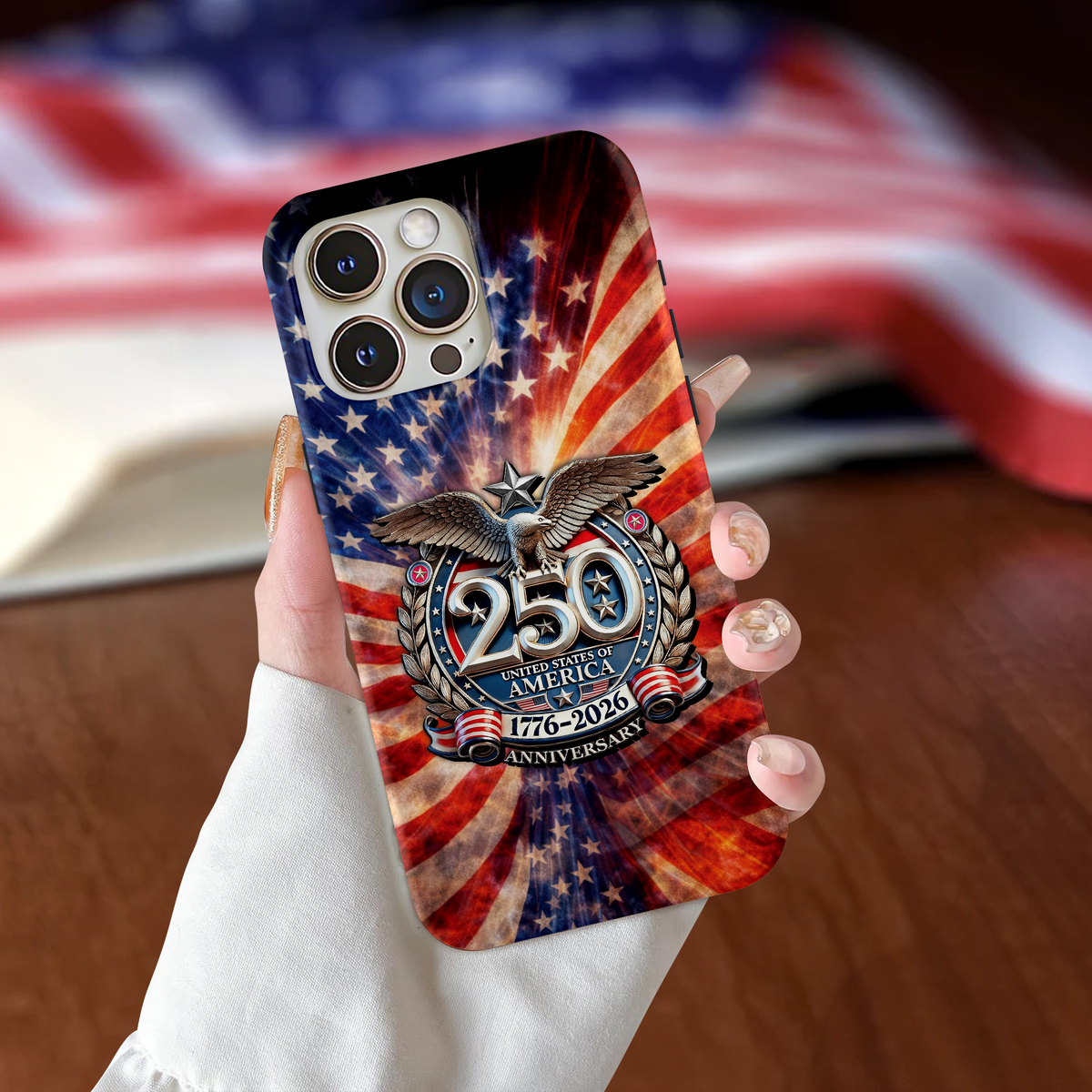 USA Eagles 250th Anniversary Semiquincentennial 1776-2026 Phone Case HA75 920210