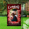 Custom Photo Class of 2026 Graduation Garden Flag, Personalized Congrats Grad Outdoor Decor HO82 901884