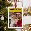 Custom Photo Our First Christmas Couple Wood Ornament HO82 903366