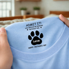 Admit it! Life Would Be Boring Without Me Custom Dog Name Neck Print Tee CH07 910918
