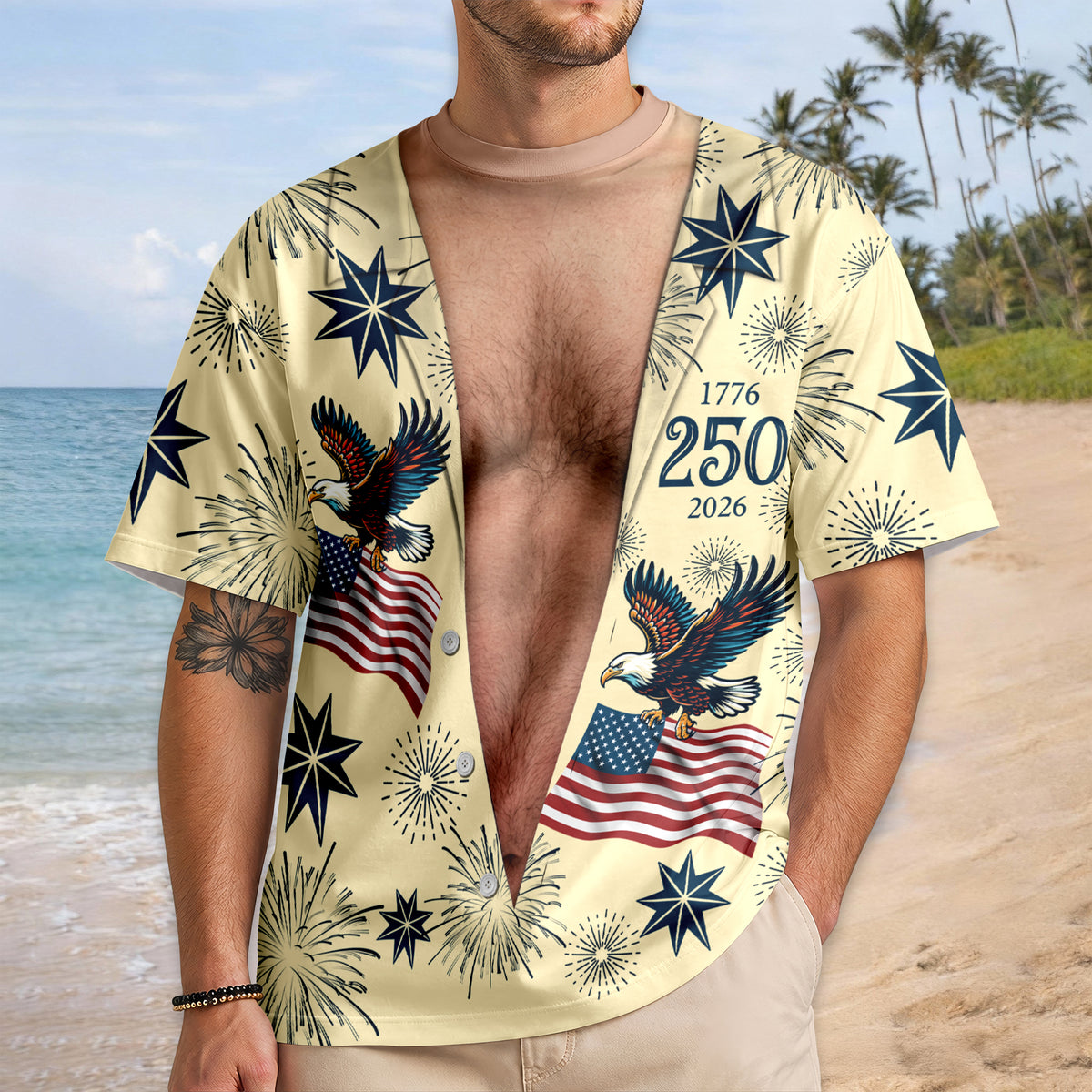 Personalized USA 250 Anniversary Eagle 1776-2026 Funny 3D Shirt TH10 170499