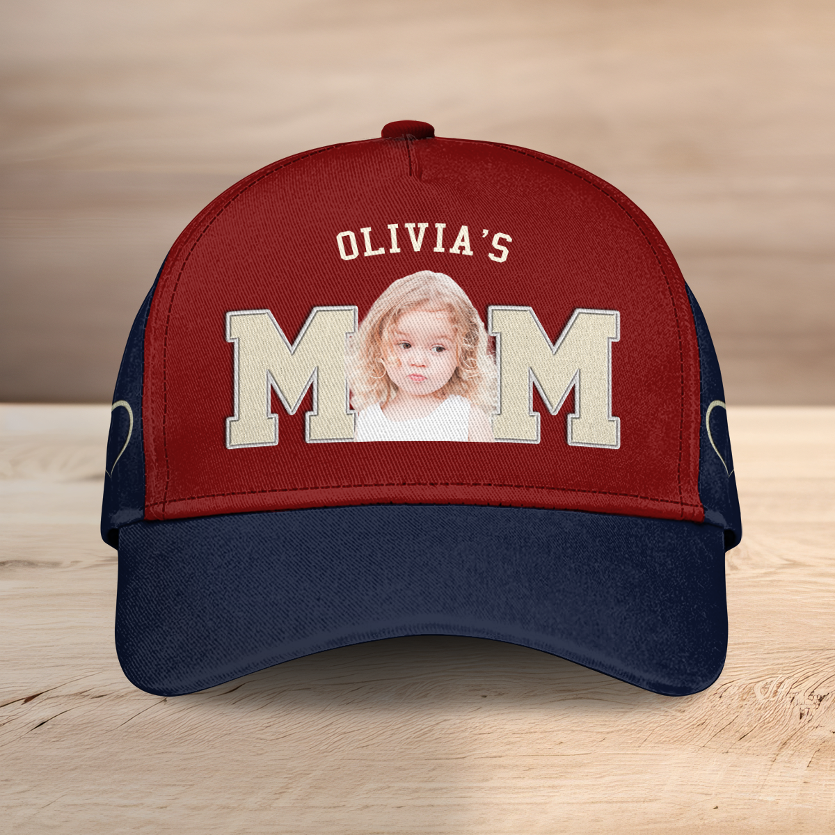 Custom Cute Kid Photo Embroidered Effect Classic Cap CH07 899324