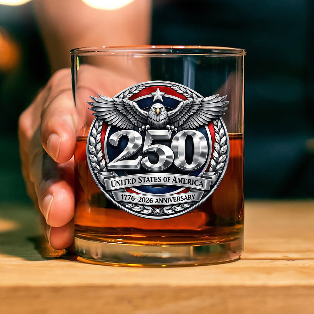 United States Of America 1776-2026 Anniversary - America 250 Whiskey Glass CH07 910392