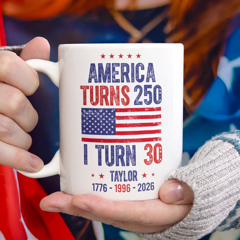 Personalized America Turns 250 Anniversary USA 1776-2026 Mug TH10 169973