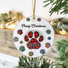 Pawy Meowy Christmas 3D Inflated Effect Ceramic Ornament Personalized Gift For Dog Cat Lover HO82 894640