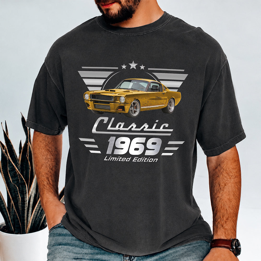 Personalized Vintage Photo Classic Car Limited Edition Comfort Shirt HA75 921642