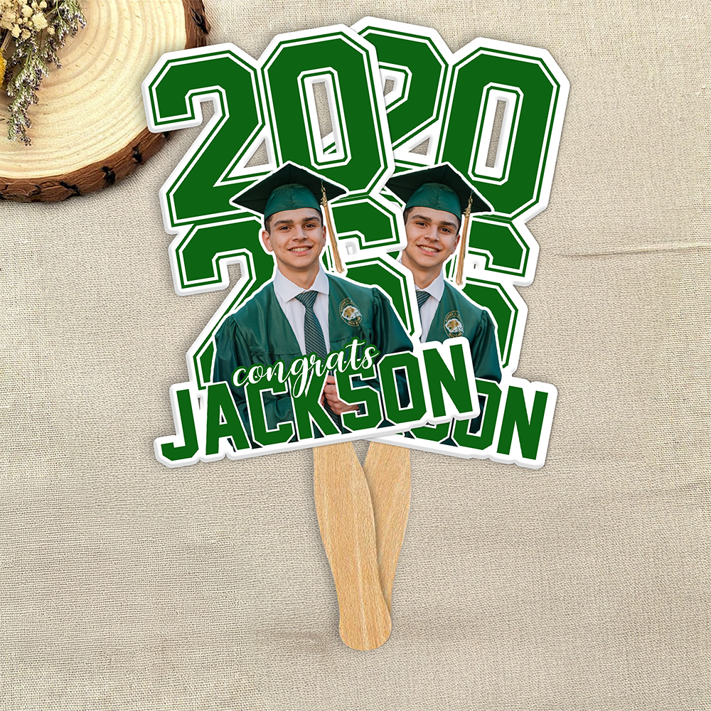 Custom Photo Class Of 2026 Graduation Face Fan HA75 920052