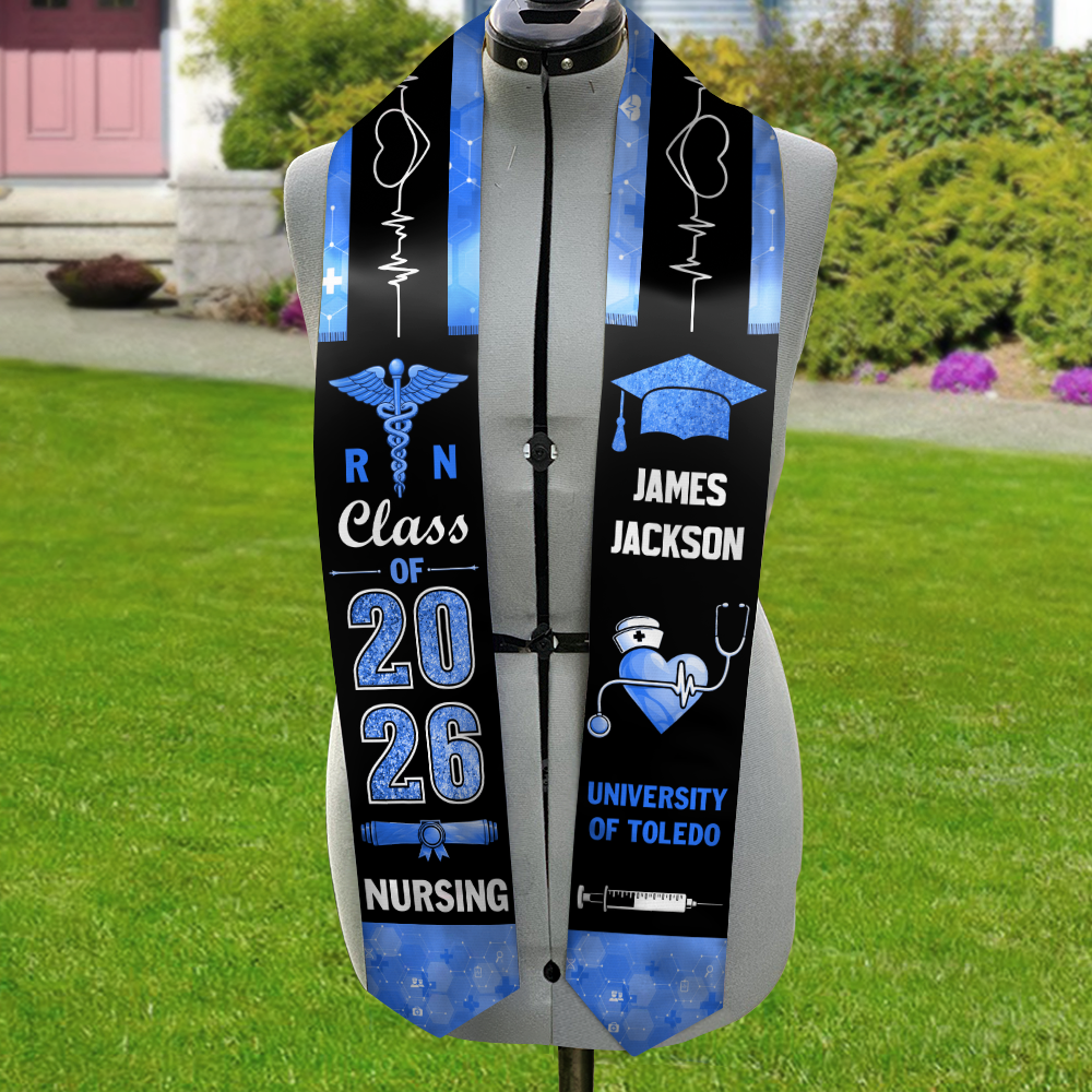 Personalised Nurse Graduation Class Of 2026 Stoles LM32 899329