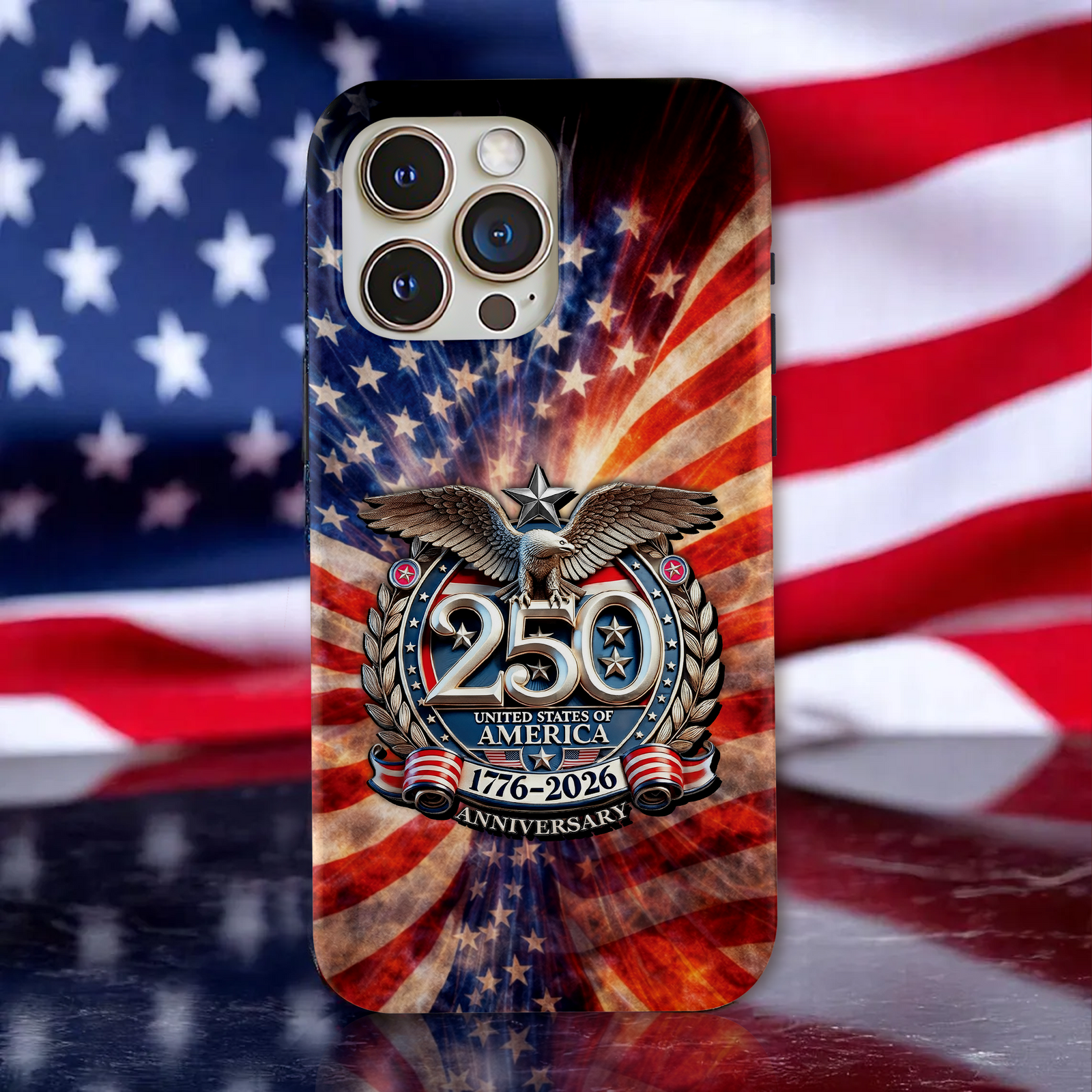 USA Eagles 250th Anniversary Semiquincentennial 1776-2026 Phone Case HA75 920210