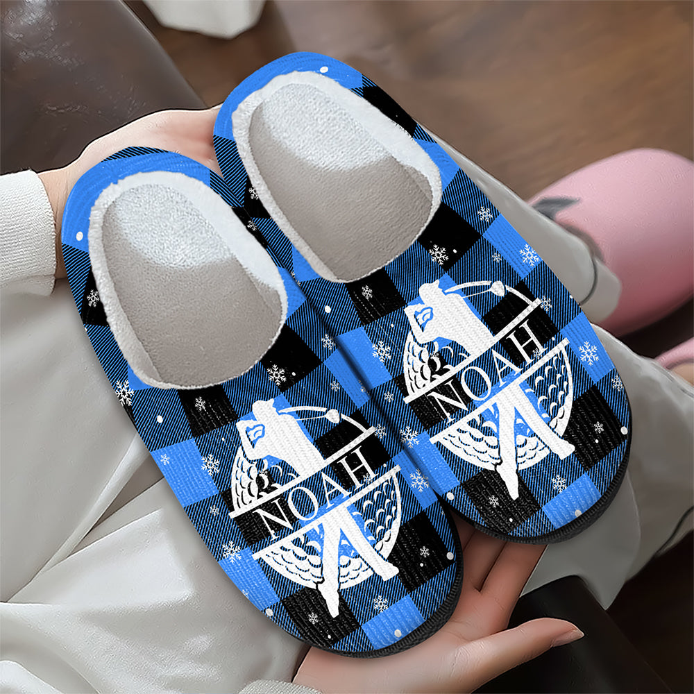 Personalized Name Golf Christmas Slippers Gift Golfer, Golf Lovers HA75 919054
