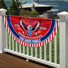 Custom Family Name Flag 250 Years America Non-Pleated Fan Flag CH07 910822
