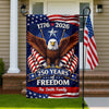 Custom Family Name America 250 Years Of Freedom 1776-2026 Eagle Garden Flag CH07 910648