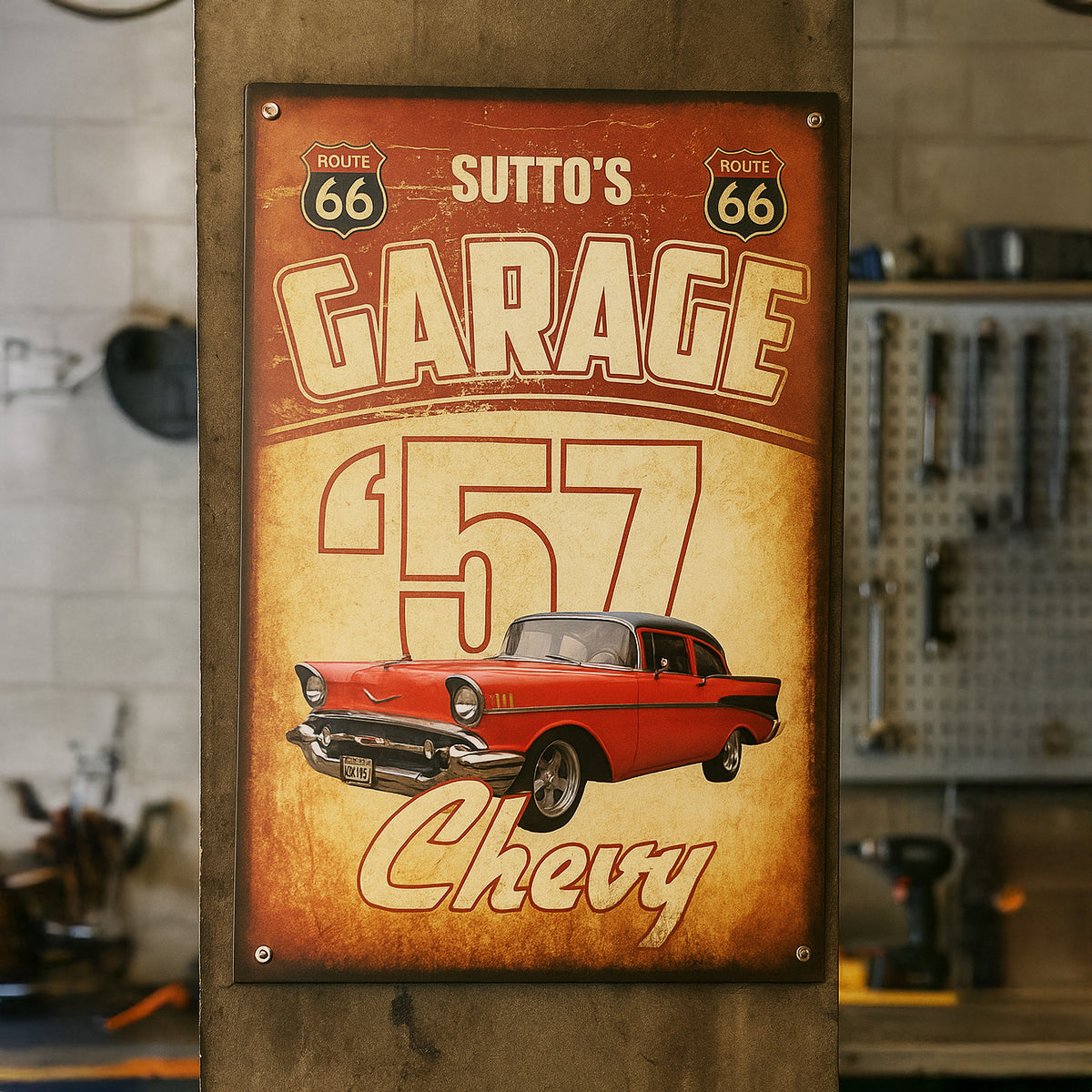 Personalized Custom Text And Upload Photo Car Metal Sign N304 889857