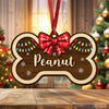 Custom Name Dog Bone Christmas Layer Wood Ornament Holiday Gift for Dog Lovers LM32 670099