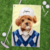 Custom Pet Photo Golf Towel - Gift For Dog Cat Dad Mom, Golf Lovers HO82 902364