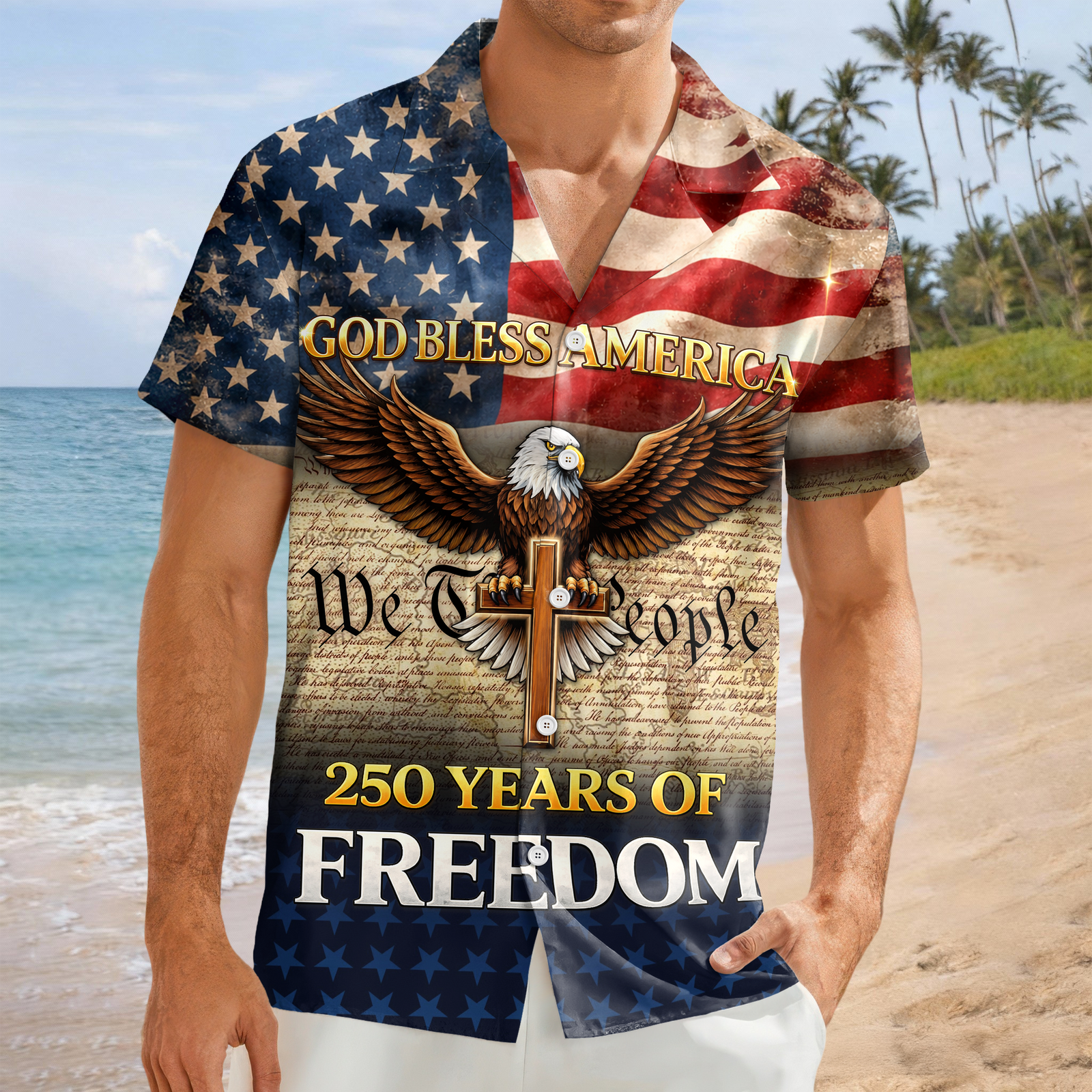 God Bless America - America 250 Years of Freedom Hawaii Shirt CH07 910492
