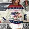 Custom Hero Dog With Flag 250 Years America 1776 - 2026 Ugly Sweater LM32 897143