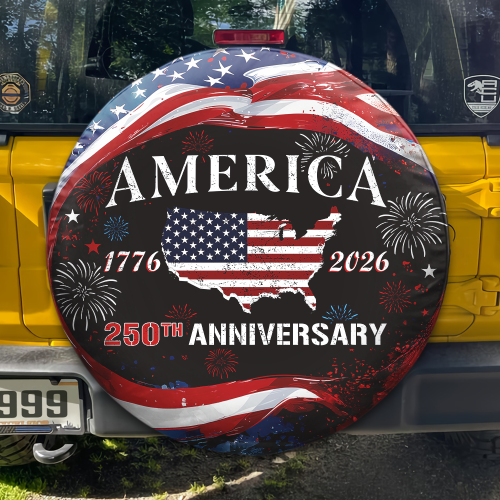 America 250th Anniversary Tire Cover Gift for Family HA75 920838