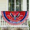 Custom Family Name Flag 250 Years America Non-Pleated Fan Flag CH07 910822