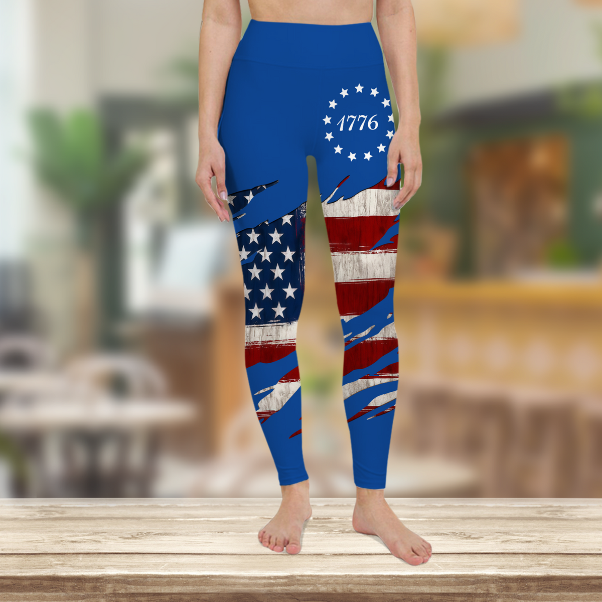 Personalized USA Flag 1776 Patriotic Legging HO82 902216
