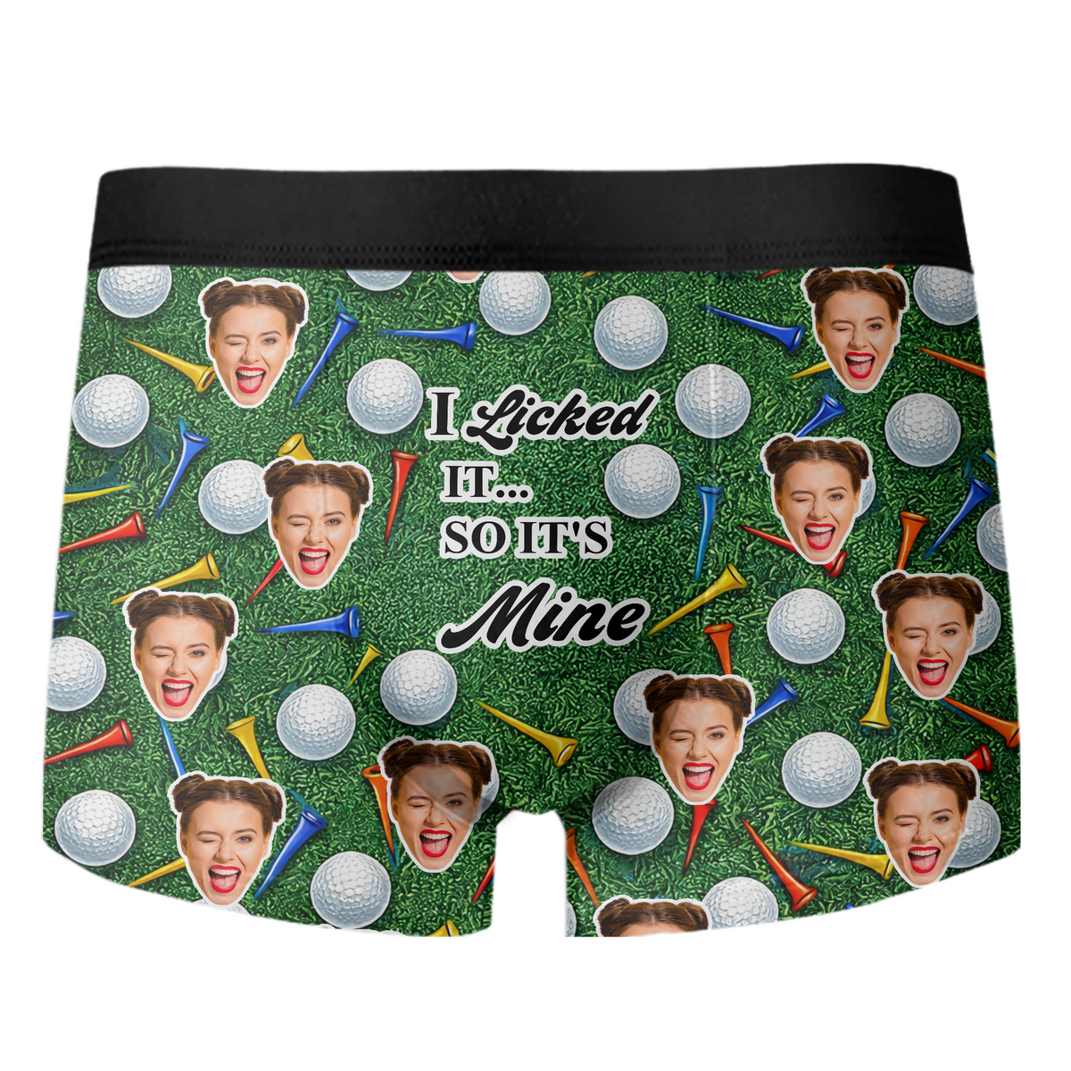 Custom Photo I Licked It Men's Boxer Gift for Golf Lovers LM32 897639