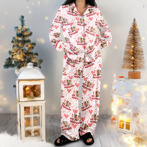Custom Photo I Love My Boyfriend/Girlfriend Pajamas Gift For Couple LM32 897469