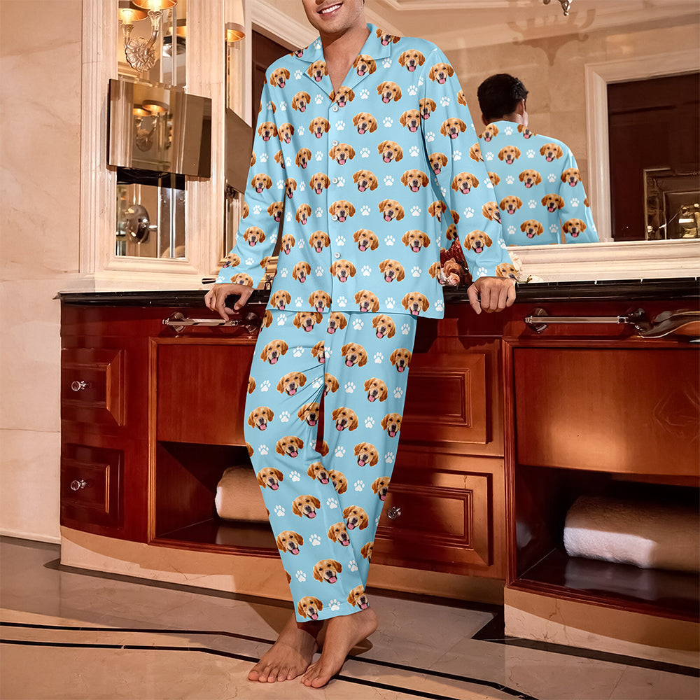 Custom Pet Photo Christmas Pajamas for Pet Lovers TH10 170747