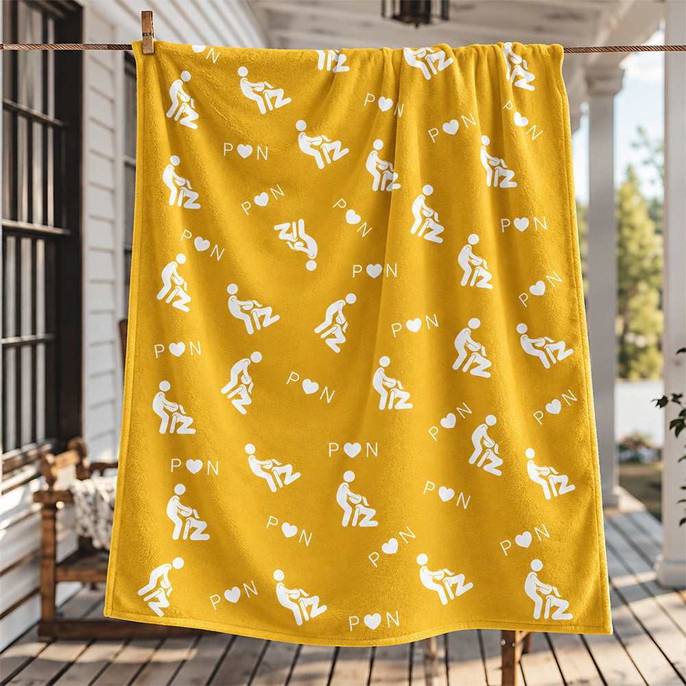 Personalized Funny Adult Couple Blanket Gift For Husband Wife, Anniversary HA75 919348