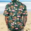 Custom Dog Cat Face Hawaii Shirt Personalized Aloha Shirt HA75 921120