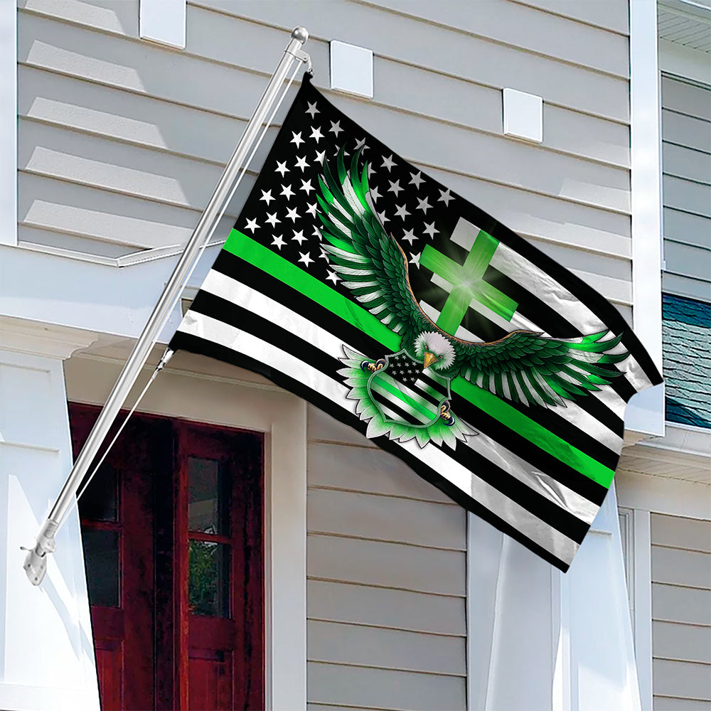 Custom American Flag With Family Name  - Personalized Banner House Flag LM32 897225