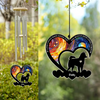 No Longer By My Side But Forever in My Heart Personalized Dog Memorial Acrylic Wind Chimes LM32 893841