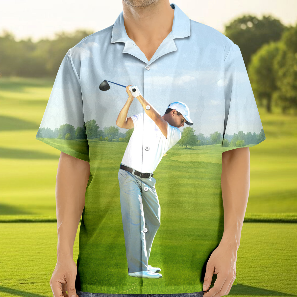 Custom Photo On Hawaii Shirt For Golfer TH10 898093