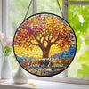 Personalized Tree of Life Stained Glass Suncatcher Anniversary Gift For Parents HA75 897106