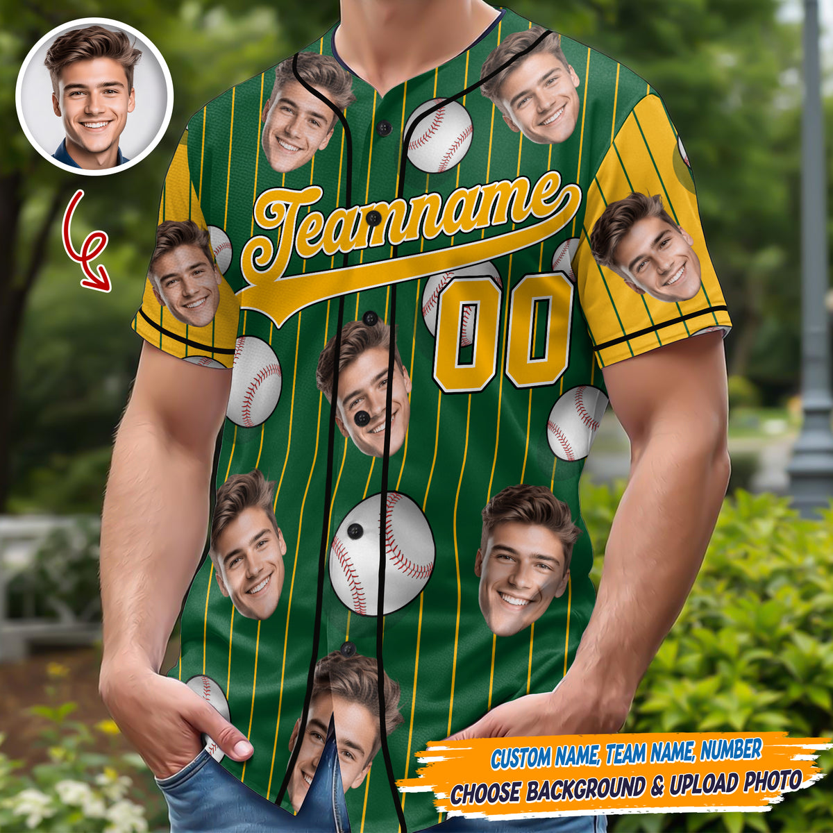 Custom Team Name Number Baseball Jersey Shirt Custom Photo Gift For Baseball Lover CH07 896180