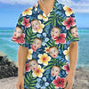 Custom Family Photo Colorful Tropical Hawaii Shirt TH10 892615