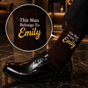Personalized This Man Belongs To Me Embroidered Socks Couple Gift HO82 903840