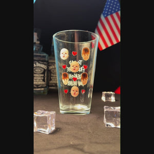 Custom Photo To Dad From The Reasons You Drink Print Beer Glass HO82 890532