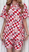 Custom Face Photo Family Short Pajamas K228 890927