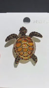 Enamel Turtle Brooches Pin Gifts