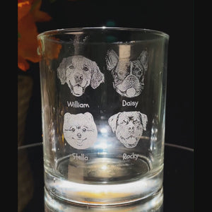 Custom Photo From The Reasons You Drink For Dog Lover Rock Glass TA29 890801