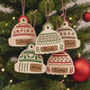 Custom Name Christmas Beanie Hat Layered Wood Ornament CH07 896630
