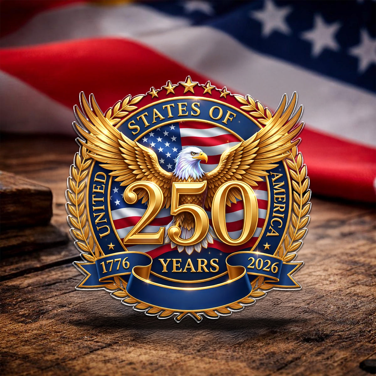 Custom Name United States Of America 1776-2026 250th Anniversary Acrylic Pin HO82 902272