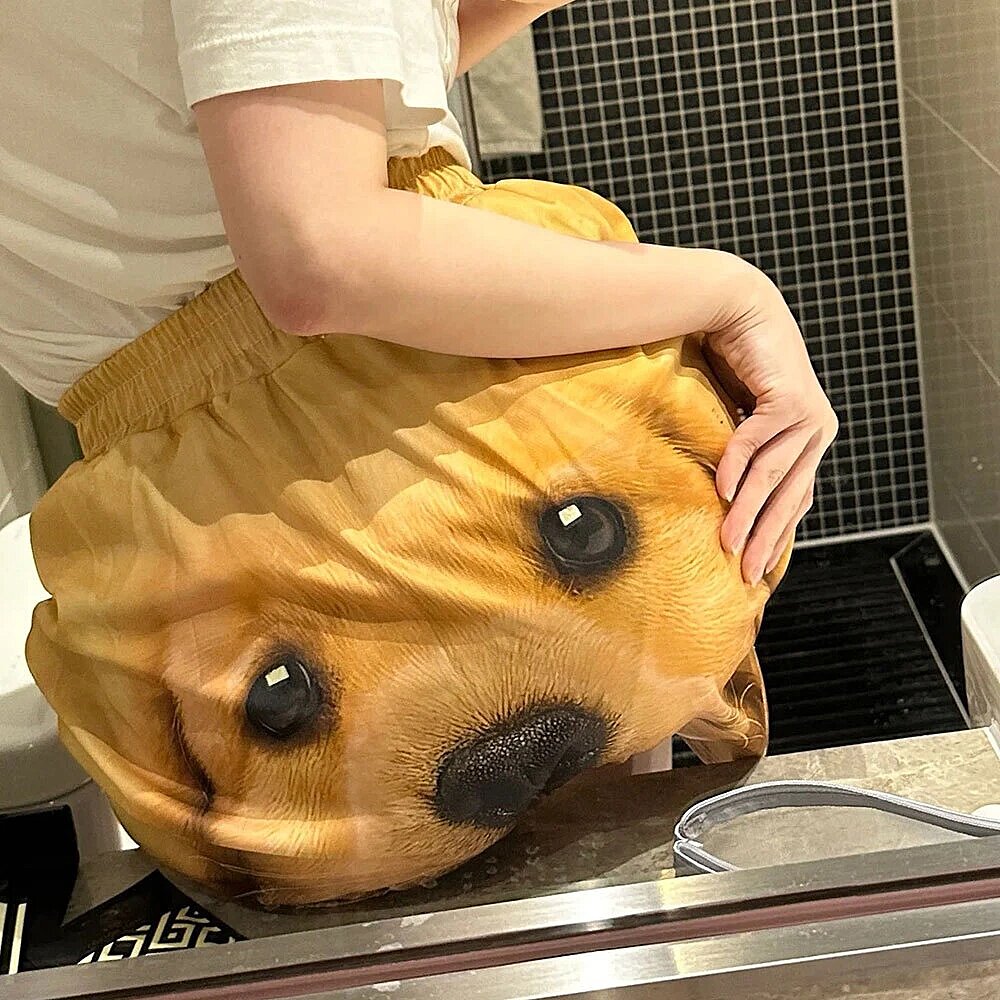Custom Funny Dog Face On Butt, Adult Funny Short For Men & Women LM32 670153