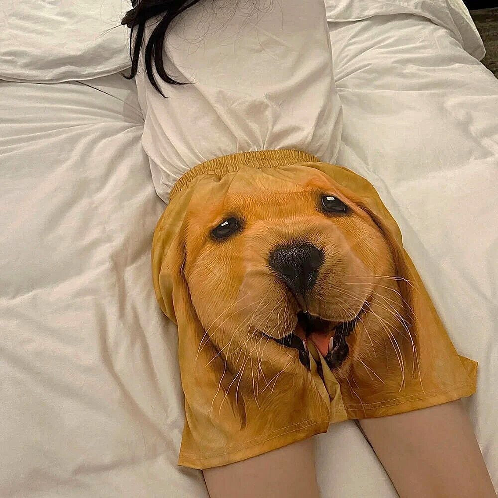 Custom Funny Dog Face On Butt, Adult Funny Short For Men & Women LM32 670153