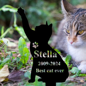 Custom Name Cat Memorial Garden Stake TH10 891503