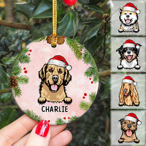 A Wagging Tail, A Friendly Woof For Dog Lover Christmas Ceramic Ornament TH10 891579