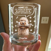 Custom Photo Life Would Be Boring Without Me Dog Cat Print Rock Glass HA75 892394