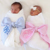 Personalized Embroidered Baby Name Monogram Newborn Bow Sash LM32 669905