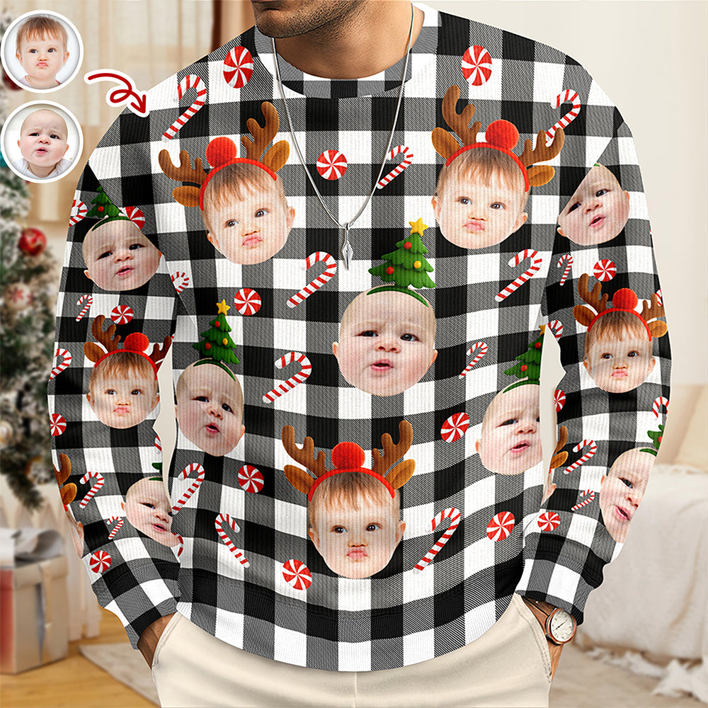 Custom Face Christmas Silly Family, Friends, Co-Workers - Personalized Ugly Sweater HO82 900084