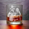 Custom Photo Dad And Kid Engraved Whiskey Glass - Gift For Dad, Father's Day HO82 902666